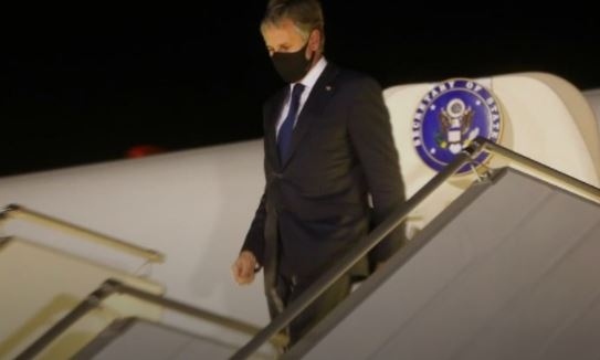 Държавният секретар на САЩ Антъни Блинкън пристигна в Киев